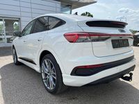 Gebraucht Audi Q4 Sportback e-tron S-Line 150 kW (204 PS) 2024 Gletscherweiß metallic SUV