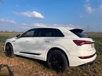 Gebraucht Audi e-tron Black Edition 230 kW (313 PS) 2021 Weiß SUV