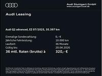 Second-hand Audi Q2 Advanced Plus 150 CP (110 kW) 2025 Alb SUV