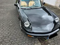 Gebraucht Alfa Romeo Spider 120 PS (88 kW) 1991 Schwarz Cabrio