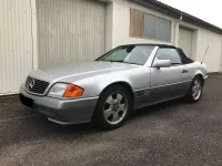 Gebraucht Mercedes SL500 326 PS (239 kW) 1991 Silber Cabrio