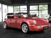 Gebraucht Porsche 964 250 PS (183 kW) 1992 Himbeerrot (raspberry red) Cabrio