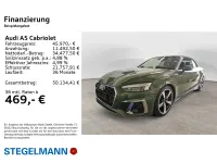 Gebraucht Audi A5 Cabriolet S-Line 265 PS (194 kW) 2023 Distriktgrün metallic Cabrio