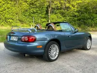 Usata Mazda MX5 Impuls 110 CV (80 kW) 2004 Blu Cabrio