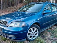 Gebraucht Opel Astra 101 PS (74 kW) 2002 Blau Kombi