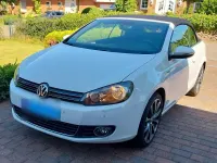Gebraucht VW Golf Cabriolet Life 105 PS (77 kW) 2014 Weiß Cabrio