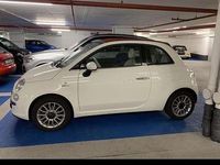 Gebraucht Fiat 500 Lounge 101 PS (74 kW) 2012 Weiß Cabrio