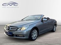 Brugt Mercedes E200 Elegance 184 HK (135 kW) 2011 Sølv Cabriolet