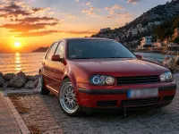 Używany VW Golf 116 KM (85 kW) 2000 Czerwony Kabriolet