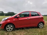 Gebraucht Kia Picanto 69 PS (50 kW) 2013 Rot Kleinwagen