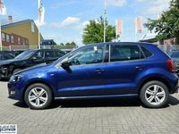 Gebraucht VW Polo Match 90 PS (66 kW) 2012 Blau metallic