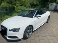 Gebraucht Audi A5 Cabriolet S-Line 177 PS (130 kW) 2016 Weiß Cabrio