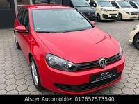 Gebraucht VW Golf VI Comfortline 105 PS (77 kW) 2011 Rot Kleinwagen
