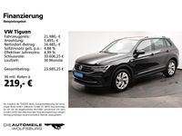 Gebraucht VW Tiguan Active 122 PS (89 kW) 2021 Deep black perleffekt SUV