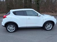 Gebraucht Nissan Juke Acenta 110 PS (80 kW) 2011 Weiß SUV