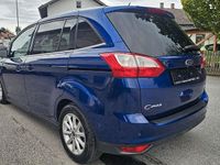 Gebraucht Ford Grand C-Max Titanium 125 PS (91 kW) 2016 Blau Van / Kleinbus