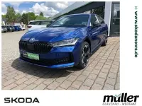 Neu Skoda Superb SportLine 204 PS (150 kW) 2026 Blau Kombi