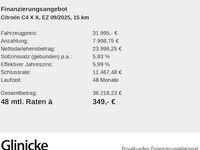 Neu Citroën e-C4 114 kW (156 PS) 2025 Lackierung manhattan green/typ Limousine