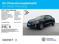 Gebraucht VW T-Roc Cabriolet R-line 150 PS (110 kW) 2025 Deep black perleffekt/schwarz Cabrio
