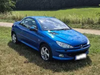 Gebraucht Peugeot 206 CC 109 PS (80 kW) 2006 Blau Cabrio
