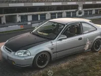 Gebraucht Honda Civic 106 PS (77 kW) 1998 Silber Coupé