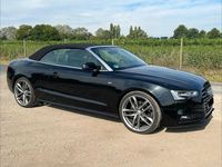 Gebraucht Audi A5 Cabriolet S-Line 190 PS (139 kW) 2015 Schwarz Cabrio