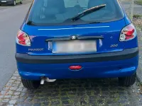 Gebraucht Peugeot 206 60 PS (44 kW) 2001 Blau Kleinwagen