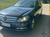 Usata Mercedes C220 AMG line 170 CV (125 kW) 2012 Nero Station wagon