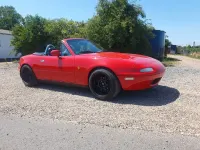 Second-hand Mazda MX5 116 CP (85 kW) 1990 Roșu Cabrio
