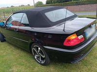 Gebraucht BMW 320 Cabriolet 170 PS (125 kW) 2000 Schwarz Cabrio