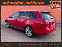 Gebraucht VW Golf VII LOUNGE 110 PS (80 kW) 2015 Rot Kombi