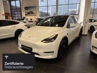 Gebraucht Tesla Model Y Long Range AWD 258 kW (351 PS) 2022 Weiß SUV