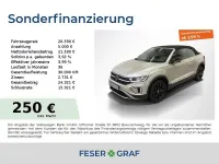 Gebraucht VW T-Roc Cabriolet Style 150 PS (110 kW) 2022 Ivory silver metallic schwarz Cabrio