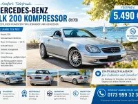 Gebraucht Mercedes SLK200 163 PS (119 kW) 2000 Silber Cabrio