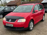 Gebraucht VW Touran Goal 105 PS (77 kW) 2007 Tornadorot Van / Kleinbus