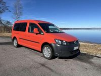 Gebraucht VW Caddy Maxi Trendline 102 PS (75 kW) 2014 Orange Van / Kleinbus