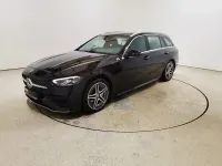 Gebraucht Mercedes C180 AMG line 170 PS (125 kW) 2022 Obsidianschwarz  metalliclack Kombi