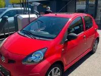 Brugt Toyota Aygo 68 HK (50 kW) 2008 Rød Hatchback
