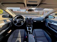 Gebraucht Audi A3 Ambiente 102 PS (75 kW) 2008 Schwarz Kleinwagen