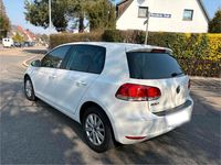 Gebraucht VW Golf VI 2009 Weiß Kleinwagen