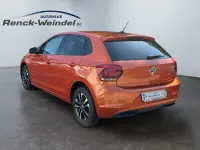 Gebraucht VW Polo IQ Drive 95 PS (69 kW) 2019 Orange Kleinwagen