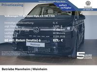 Neu VW Multivan Style 150 PS (110 kW) 2025 Schwarz Van