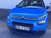 Gebraucht Citroën C3 PureTech 83 PS (61 kW) 2018 Blau Kleinwagen