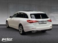 Gebraucht Mercedes C220 Avantgarde 200 PS (147 kW) 2022 Unilack polarweiß Kombi