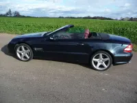 Gebraucht Mercedes SL500 387 PS (284 kW) 2006 Schwarz Cabrio