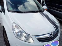 Gebraucht Opel Corsa 69 PS (50 kW) 2010 Weiß Kleinwagen