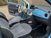 gebraucht Fiat 500 hellblau TÜV neu guter Zustand *Schiebedach**Tempomat*