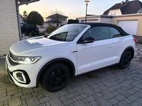 Gebraucht VW T-Roc Cabriolet R-line 150 PS (110 kW) 2022 Weiß Cabrio