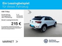 Gebraucht VW T-Roc Style 150 PS (110 kW) 2023 Pure white/schwarz SUV