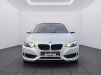 Gebraucht BMW 218 Sport Line 136 PS (100 kW) 2017 Silber metallic Cabrio